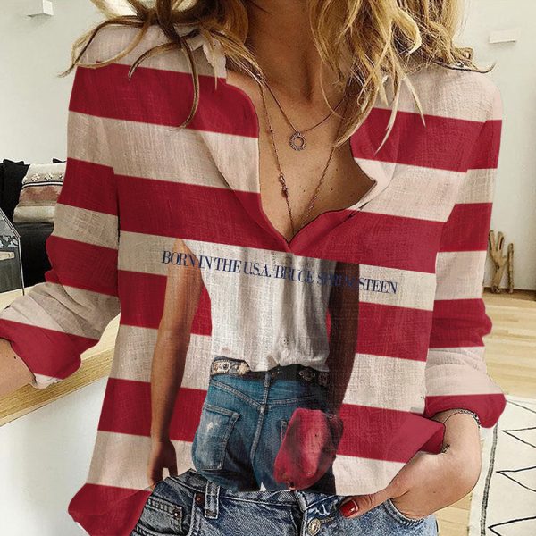 Bruce Springsteen 3D Linen Shirt - TANTN 1024