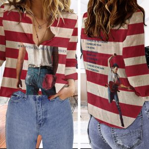 Bruce Springsteen 3D Linen Shirt - TANTN 1024