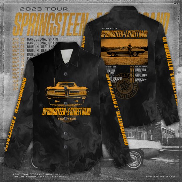 Bruce Springsteen 3D Linen Shirt - TANTN 1352