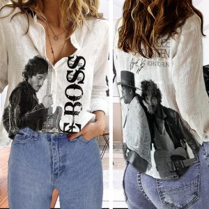 Bruce Springsteen 3D Linen Shirt - HOATT 3827