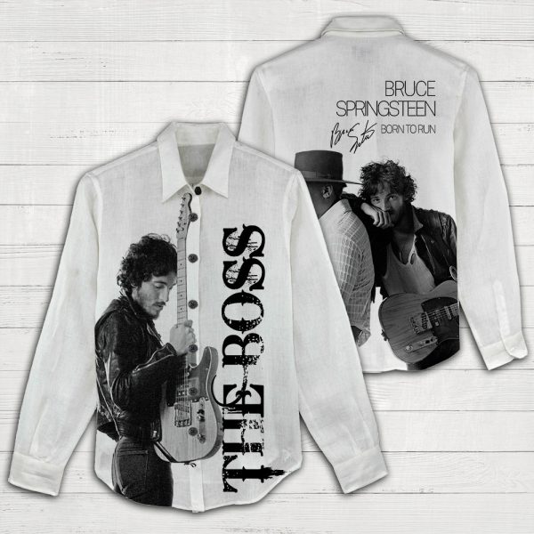 Bruce Springsteen 3D Linen Shirt - HOATT 3827