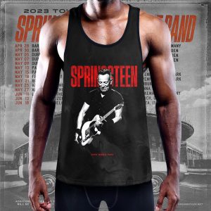 Bruce Springsteen Y-Back Muscle Tank Top - TANTN 1182