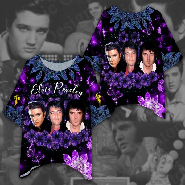 Elvis Presley Women's Bat Sleeve Shirt - NGHIAVT 0353