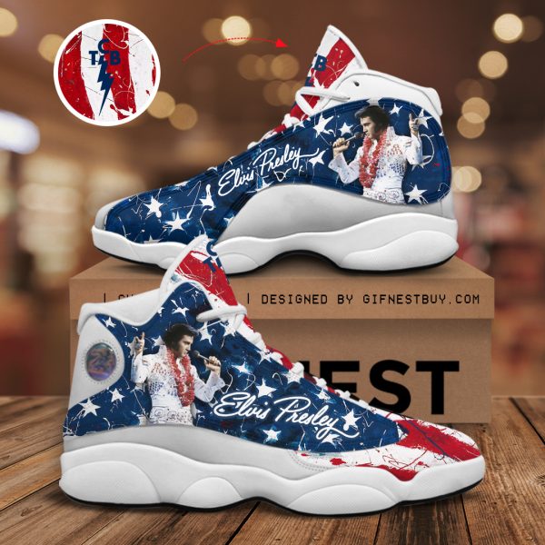 Elvis Presley Custom Jordan 13 Sneaker - TANTN 900