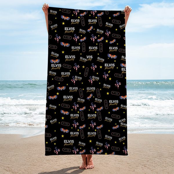 Elvis Presley Rectangle Beach Towel - TANTN 1301