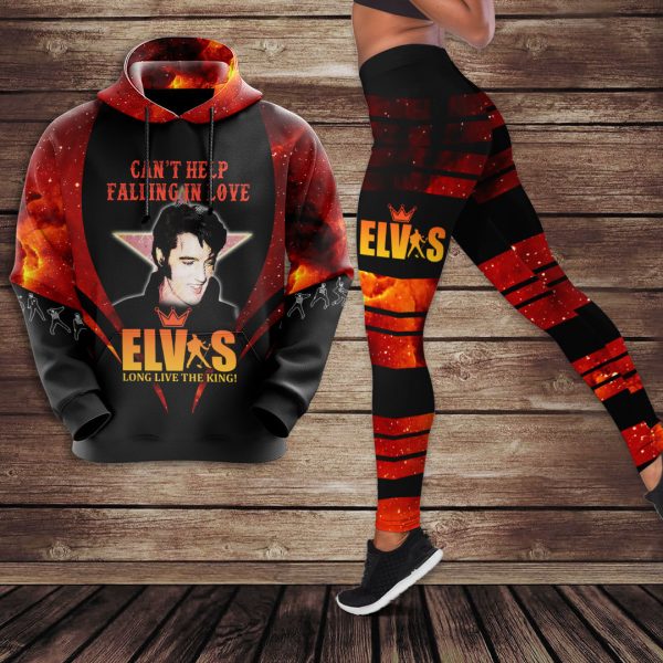 Elvis Presley 3D Hoodie Leggings - VANDH 159