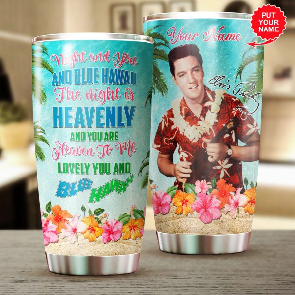 Personalized Elvis Presley Tumbler Cup - VANDH 148