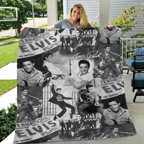 Elvis Presley Quilt Blanket - HOATT 1278