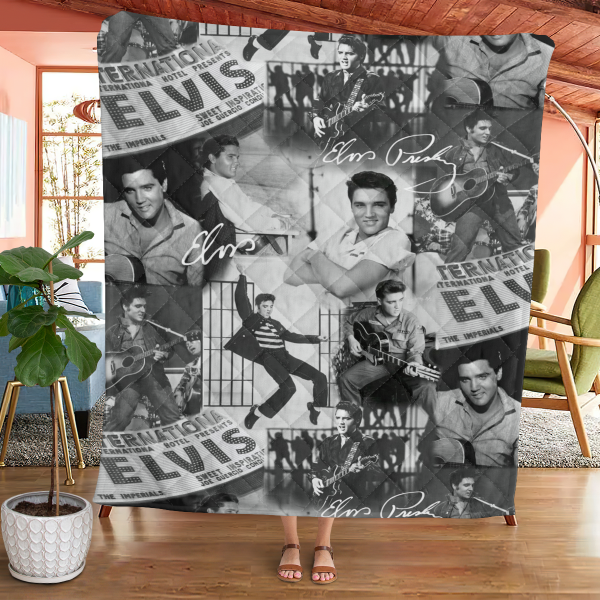 Elvis Presley Quilt Blanket - HOATT 1278