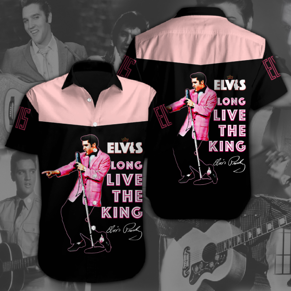 Elvis Presley Short Sleeve Dress Shirt - HOATT 2258