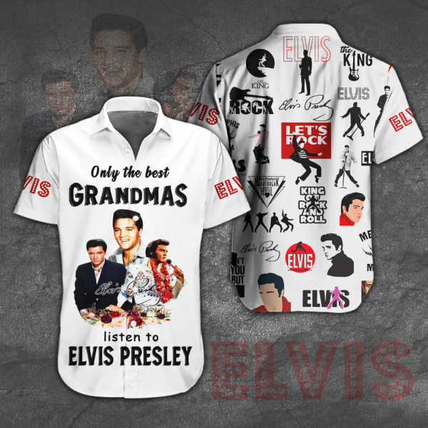 Elvis Presley Short Sleeve Dress Shirt - HOATT 1182