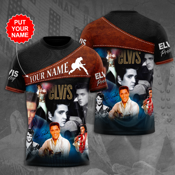 Personalized Elvis Presley 3D T-Shirt - NNA0153