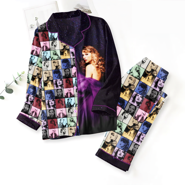 Taylor Swift Button Down Pajamas Set - HOATT 3751