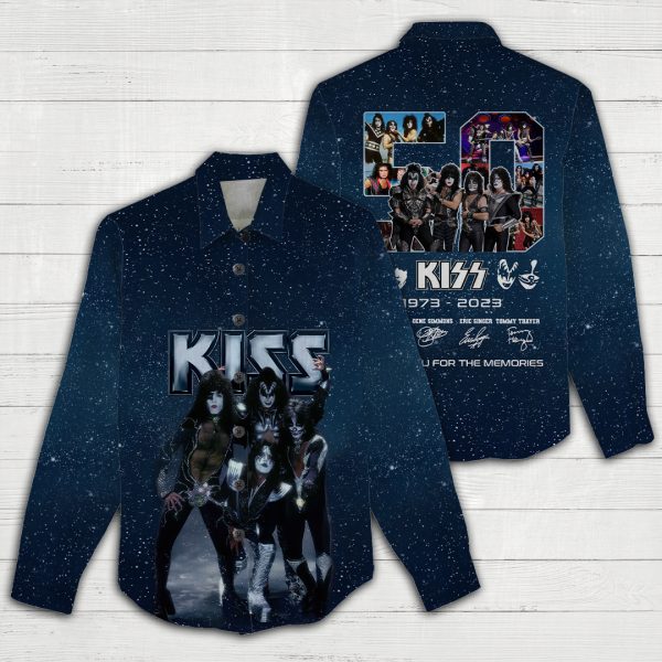 Kiss Band 3D Linen Shirt - HOATT 2900