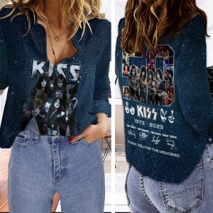 Kiss Band 3D Linen Shirt - HOATT 2900