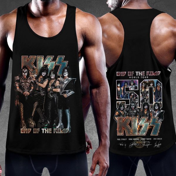 Kiss Band Y-Back Muscle Tank Top - HOATT 3320