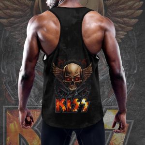 Kiss Band Y-Back Muscle Tank Top - HOATT 3656