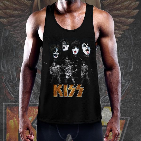 Kiss Band Y-Back Muscle Tank Top - HOATT 3667