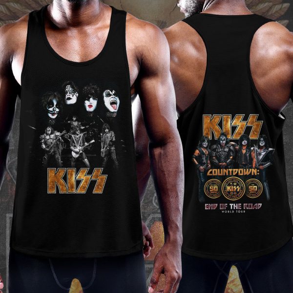 Kiss Band Y-Back Muscle Tank Top - HOATT 3667