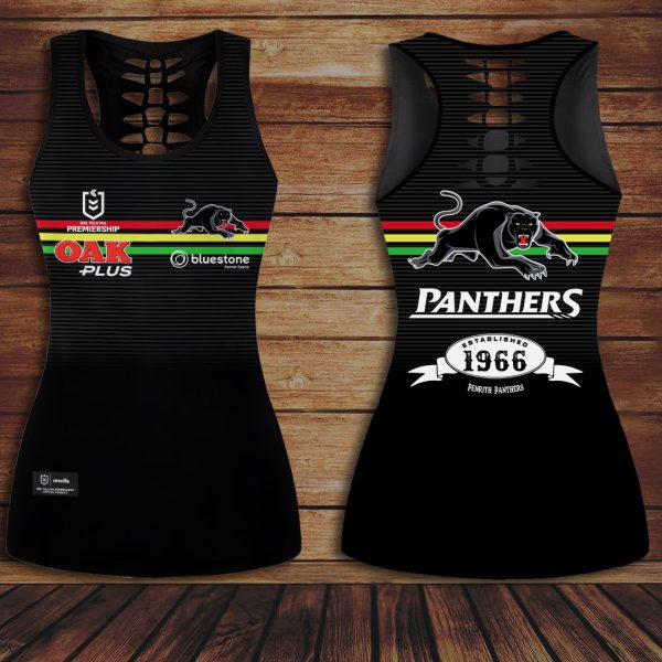 Penrith Panthers Hollow Tank Top Leggings - VANDH 471