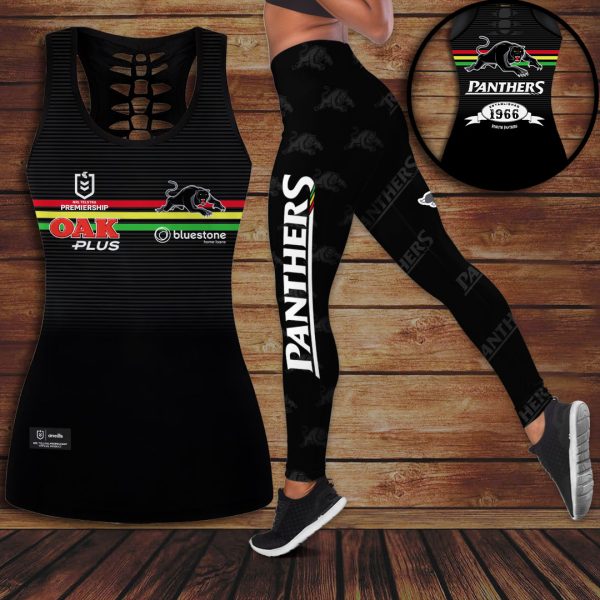 Penrith Panthers Hollow Tank Top Leggings - VANDH 471