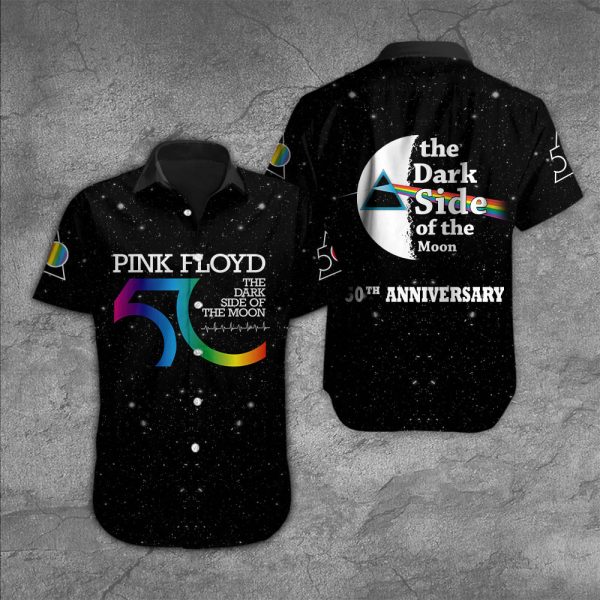 Pink Floyd Short Sleeve Dress Shirt - HOATT 2355