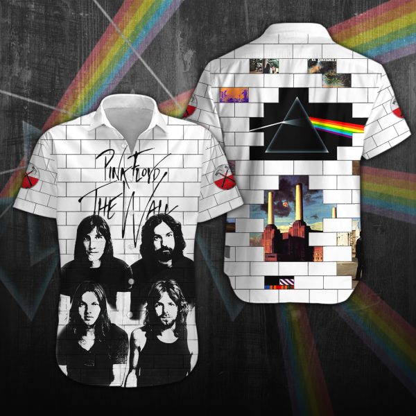 Pink Floyd Short Sleeve Dress Shirt - HOATT 2692