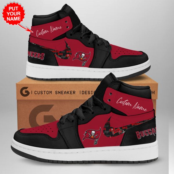 Personalized Tampa Bay Buccaneers AJ 1 Sneaker - TANTN 1568