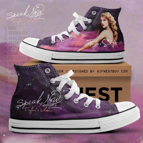 Taylor Swift High Top Canvas Shoes - TANTN 1413