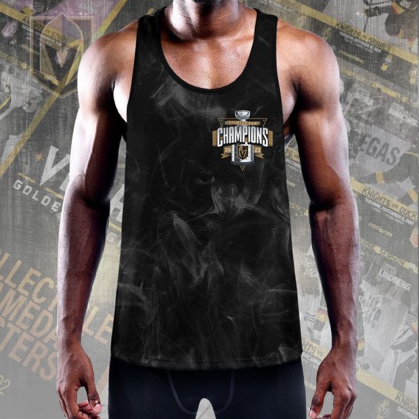 Vegas Golden Knights Y-Back Muscle Tank Top - HOATT 3421