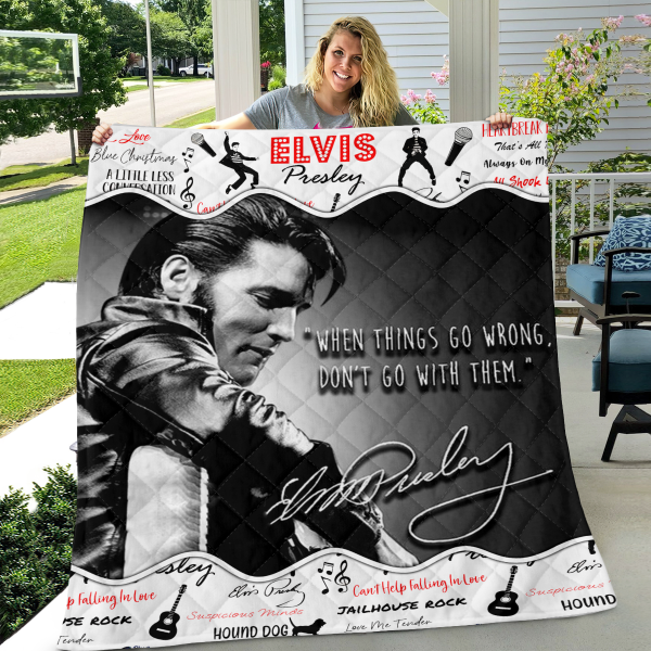 Elvis Presley Quilt Blanket 2- HOATT 1133