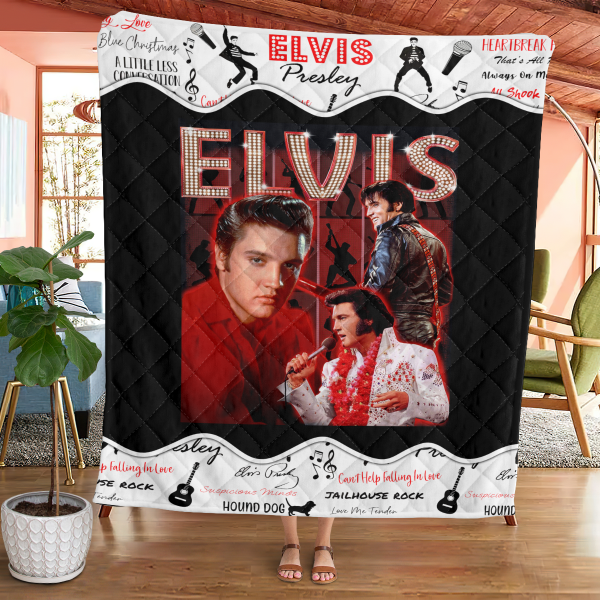 Elvis Presley Quilt Blanket 3- HOATT 1133