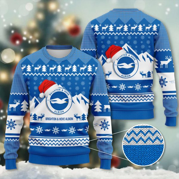 Brighton & Hove Albion 3D Ugly Sweater - TANTN 2117