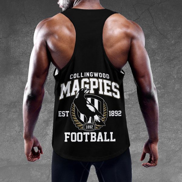 Collingwood FC Y-Back Muscle Tank Top - VANDH 618