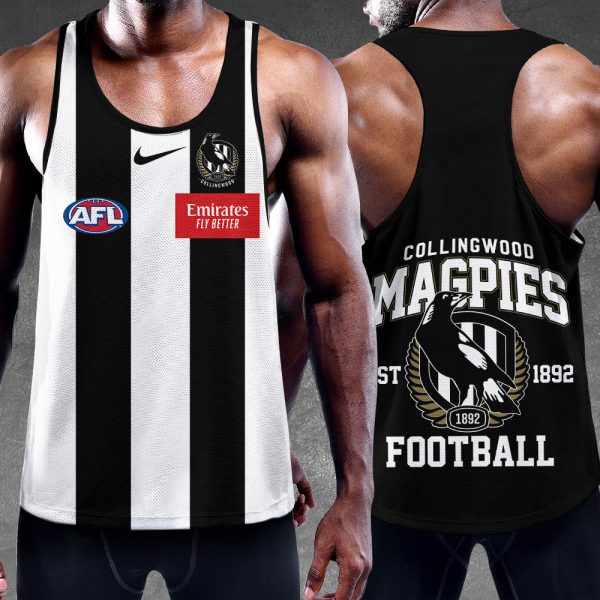 Collingwood FC Y-Back Muscle Tank Top - VANDH 618