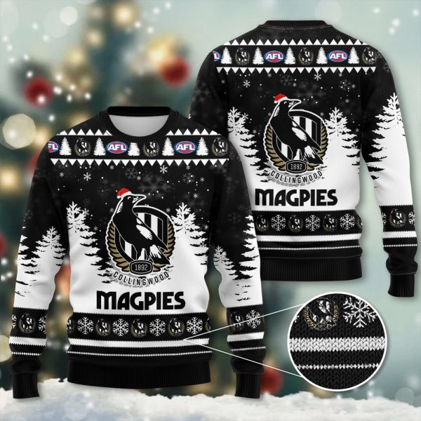 Collingwood FC 3D Ugly Sweater - TANTN 2000