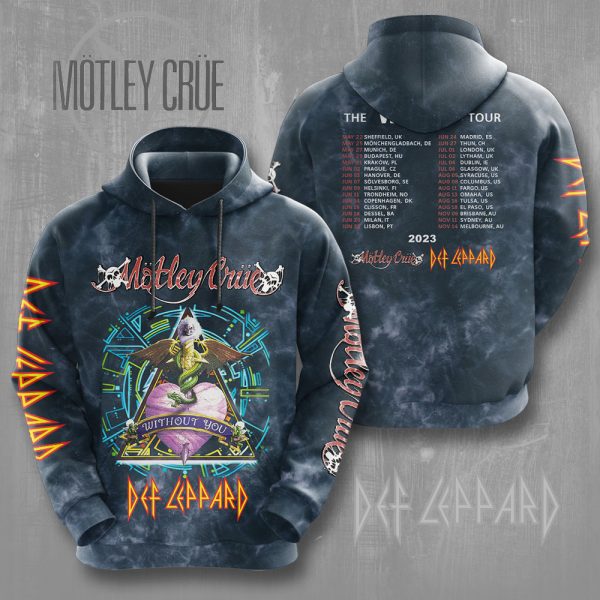 Mötley Crüe x Def Leppard 3D Apparel - NGHIAVT 0502