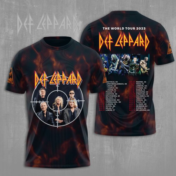 Def Leppard 3D Apparel - NGHIAVT 0538