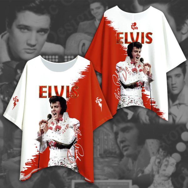 Elvis Presley Women's Bat Sleeve Shirt - NGHIAVT 0147