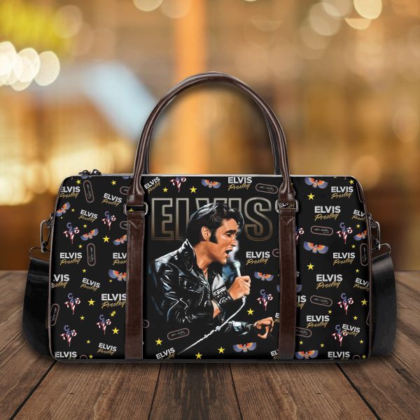 Elvis Presley Leather Duffle Bag -VANDH 645