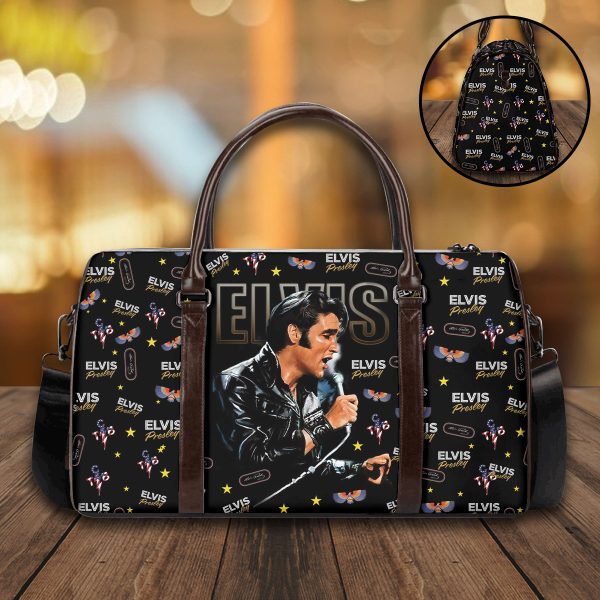 Elvis Presley Leather Duffle Bag -VANDH 645