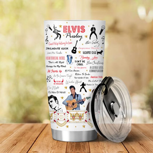 Personalized Elvis Presley Tumbler Cup - VANDH 113