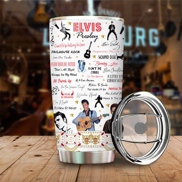 Personalized Elvis Presley Tumbler Cup - VANDH 113