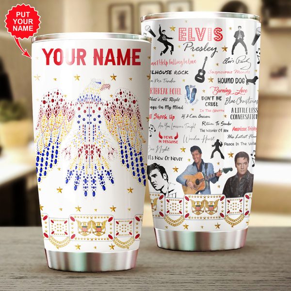 Personalized Elvis Presley Tumbler Cup - VANDH 113