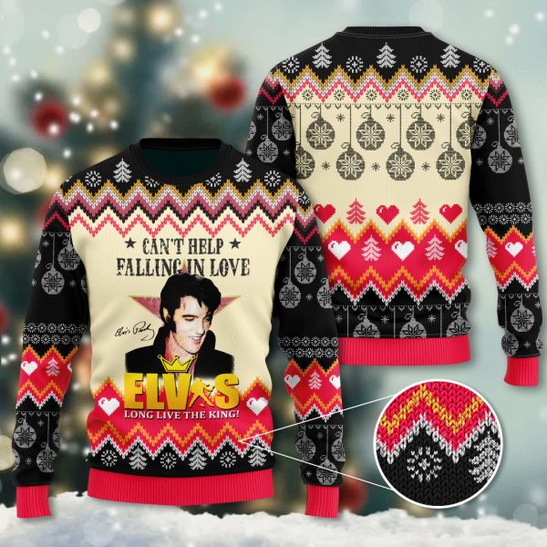 Elvis Presley 3D Ugly Sweater - VANDH 795