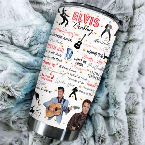 Personalized Elvis Presley Tumbler Cup - TANTN 1968