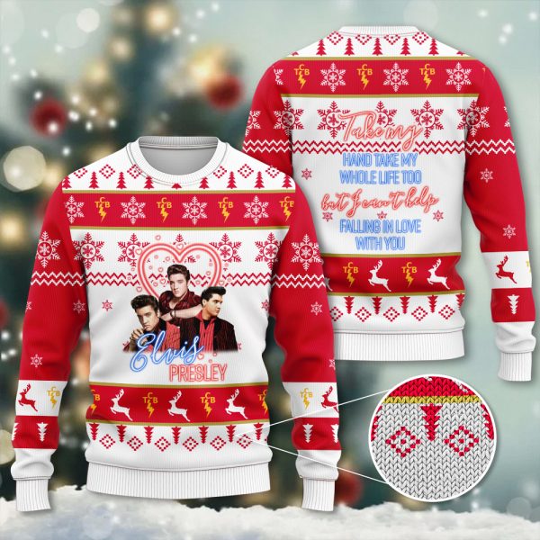 Elvis Presley 3D Ugly Sweater - TANTN 1998