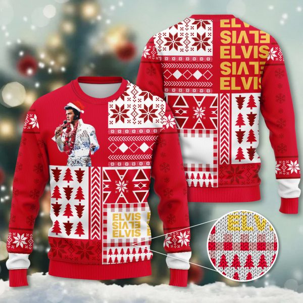 Elvis Presley 3D Ugly Sweater - TANTN 1999