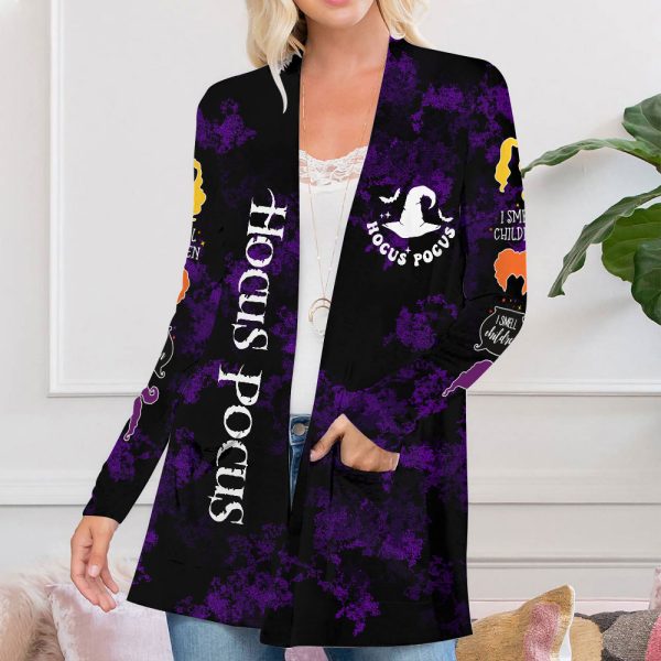 Hocus Pocus Women's Patch Pocket Cardigan - VANDH 652