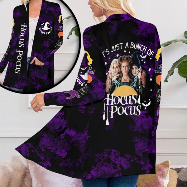 Hocus Pocus Women's Patch Pocket Cardigan - VANDH 652